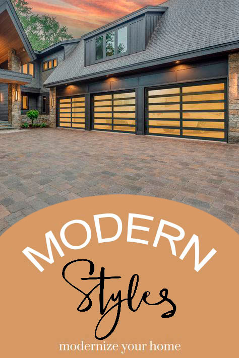 Modern Style Garage Doors